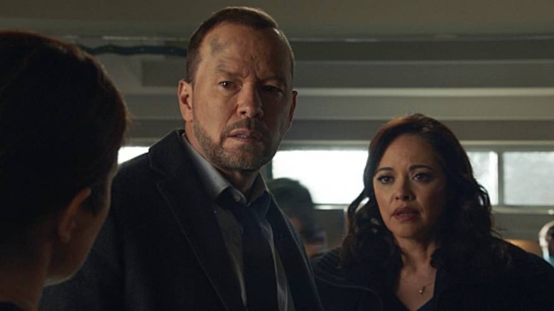 Donnie Wahlberg and Marisa Ramirez in Blue Bloods