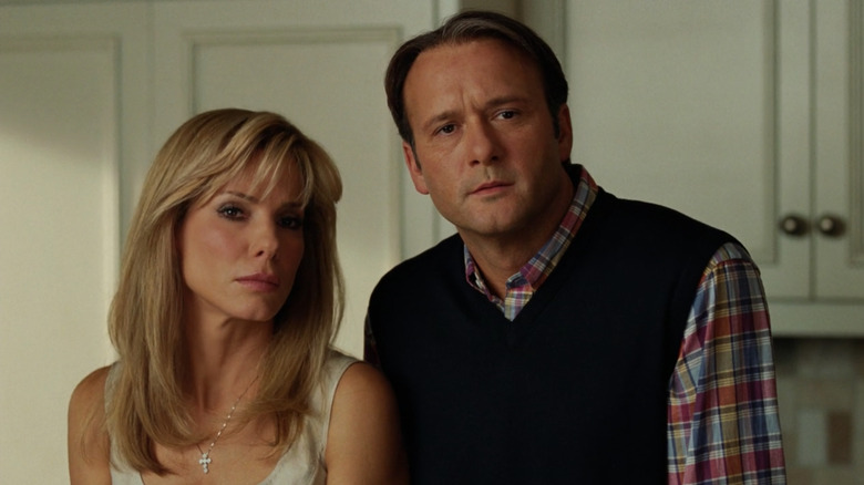 Tim McGraw and Sandra Bullock as Sean and Leigh Anne Tuohy in "The Blind Side"