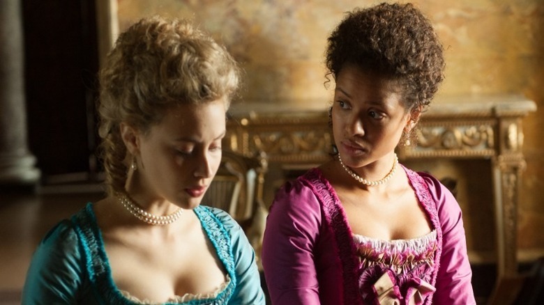 Gugu Mbatha-Raw and Sarah Gadon in Belle