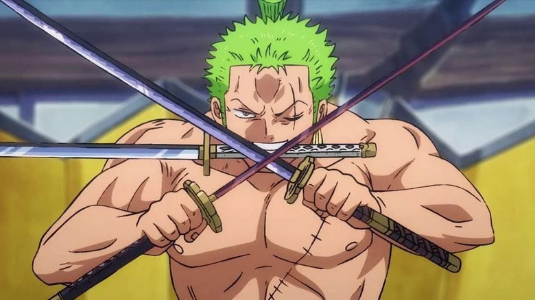 Zoro using The Sword Style