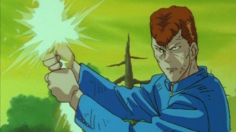 Kuwabara wielding spirit sword