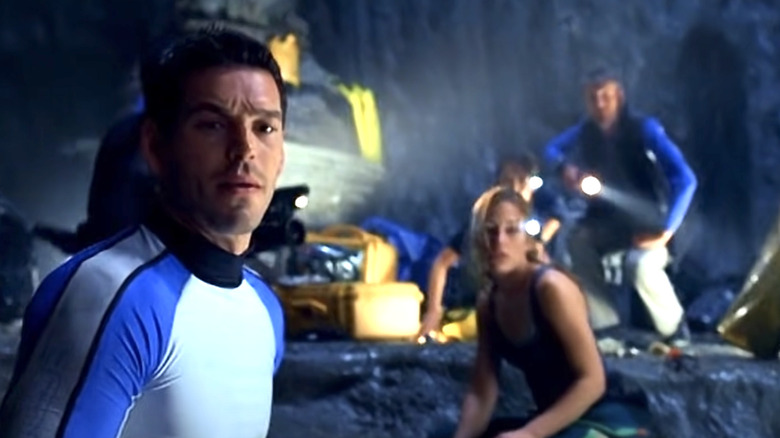 Eddie Cibrian in diving gear