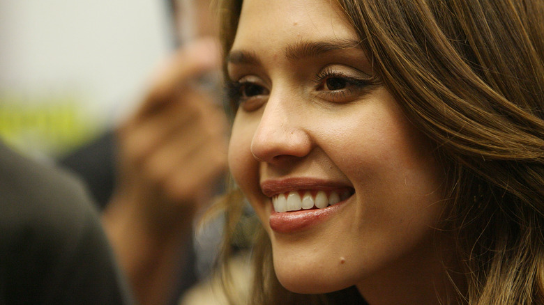 Jessica Alba smiling