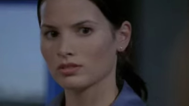 Katrina Law looking serious