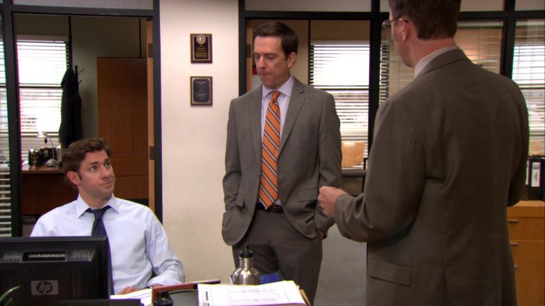 John Krasinski and Ed Helms in The Office