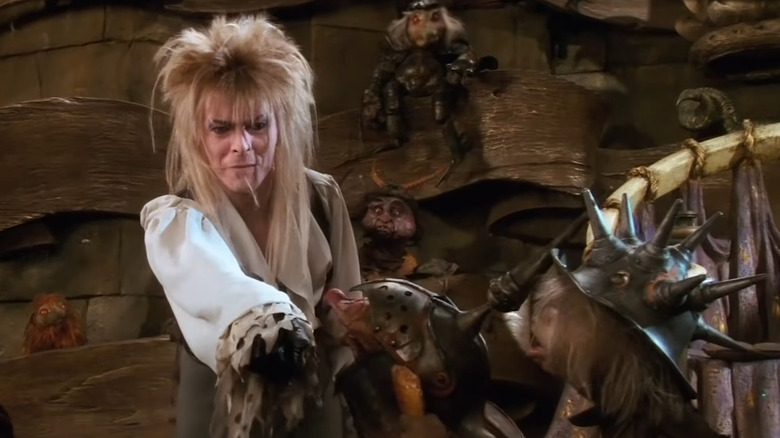 Jareth dancing with goblins