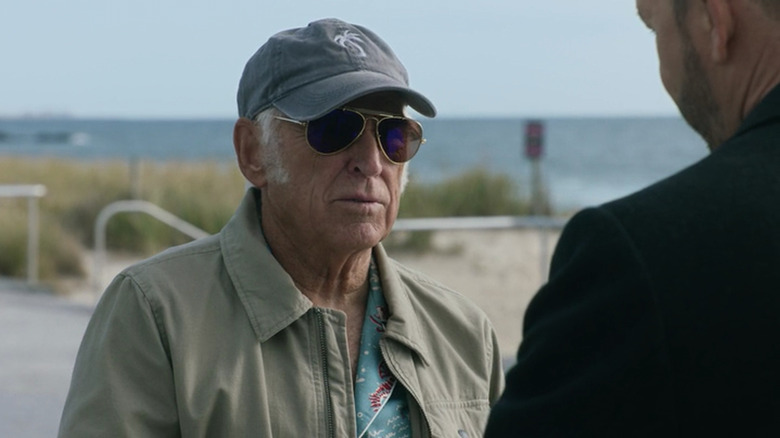 Jimmy Buffett wearing sunglasses on Blue Bloods