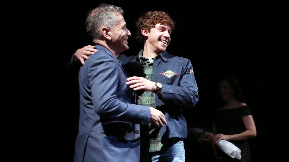 David Cromer and Will Hochman during the opening night curtain call of "The Sound Inside in 2019