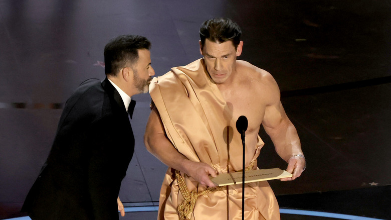 Jimmy Kimmel and John Cena