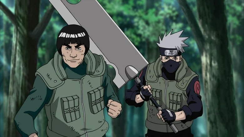 Kakashi and Might Guy