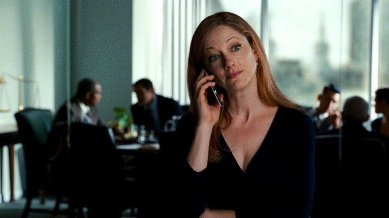 Judy Greer talking on phone