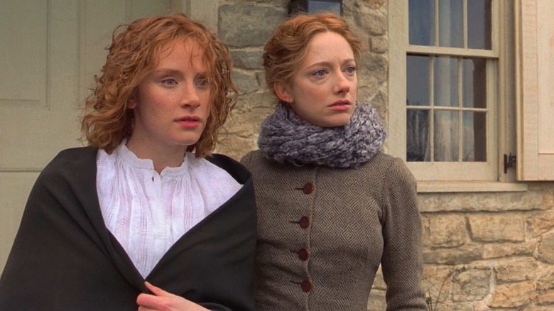 Judy Greer and Bryce Dallas Howard looking scared