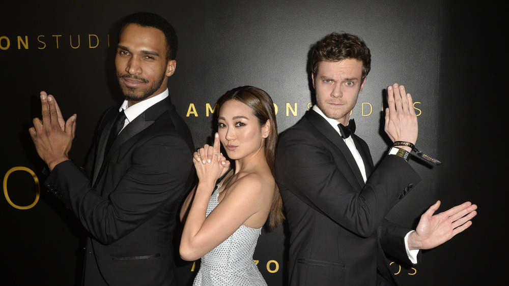 Karen Fukuhara, Jack Quaid and Nathan Mitchell