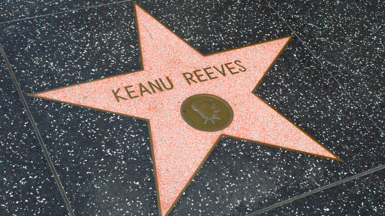 Keanu Reeves Walk of Fame star