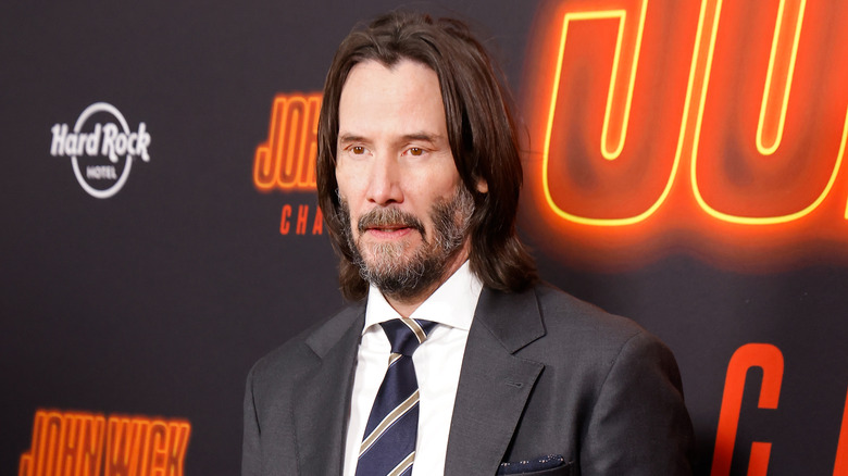 Keanu Reeves on the red carpet