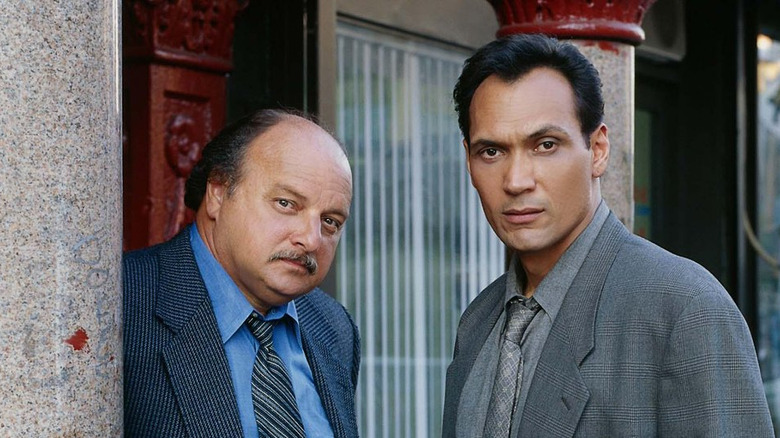 Andy Sipowicz Bobby Simone staring