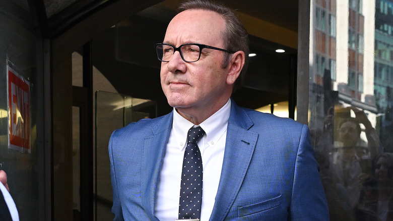 Kevin Spacey wearing a suit