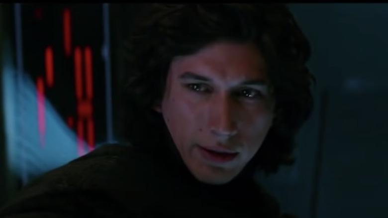 Adam Driver as Kylo Ren in Star Wars: The Force Awakens