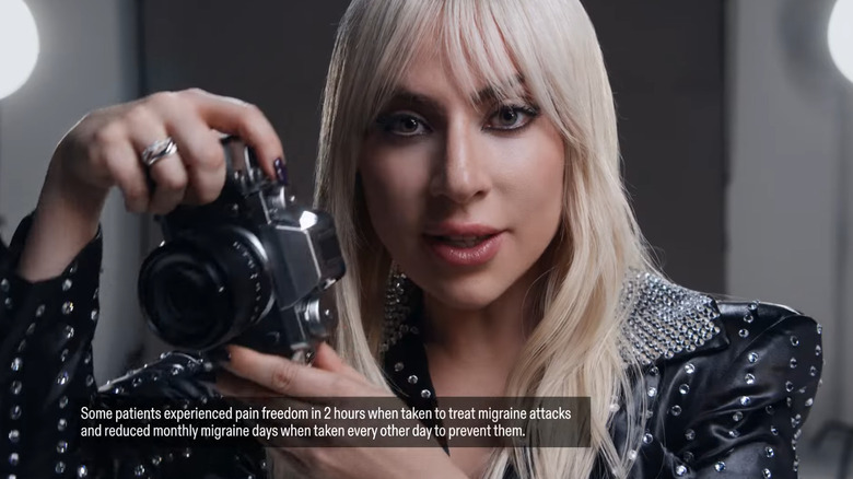 Lady Gaga with camera