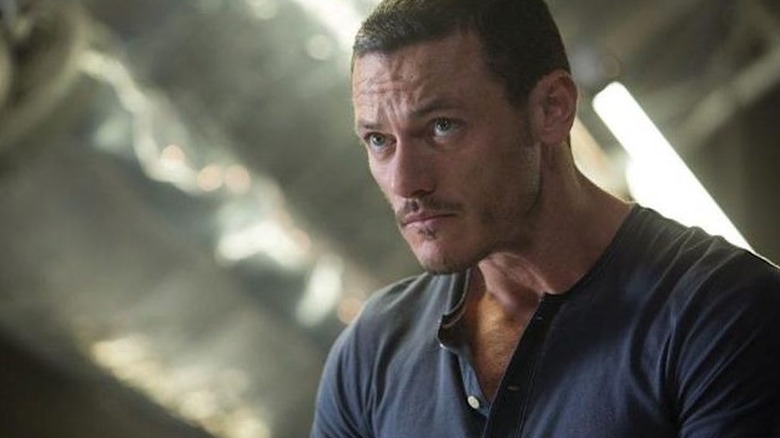 ECU of Luke Evans as Owen Shaw in Fast and Furious