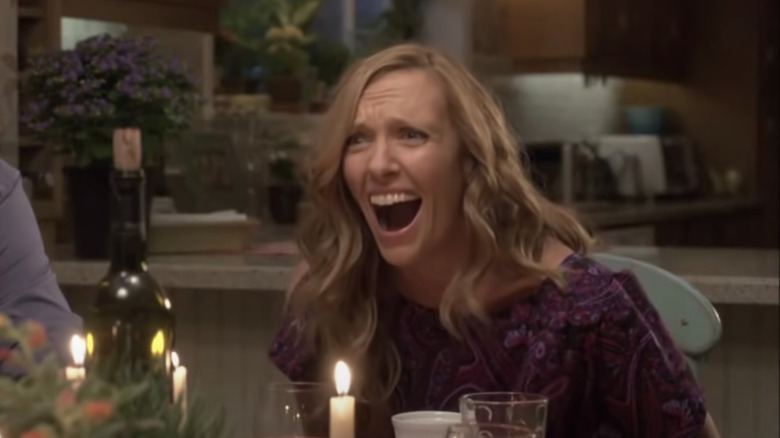 Toni Collette laughing in United States of Tara