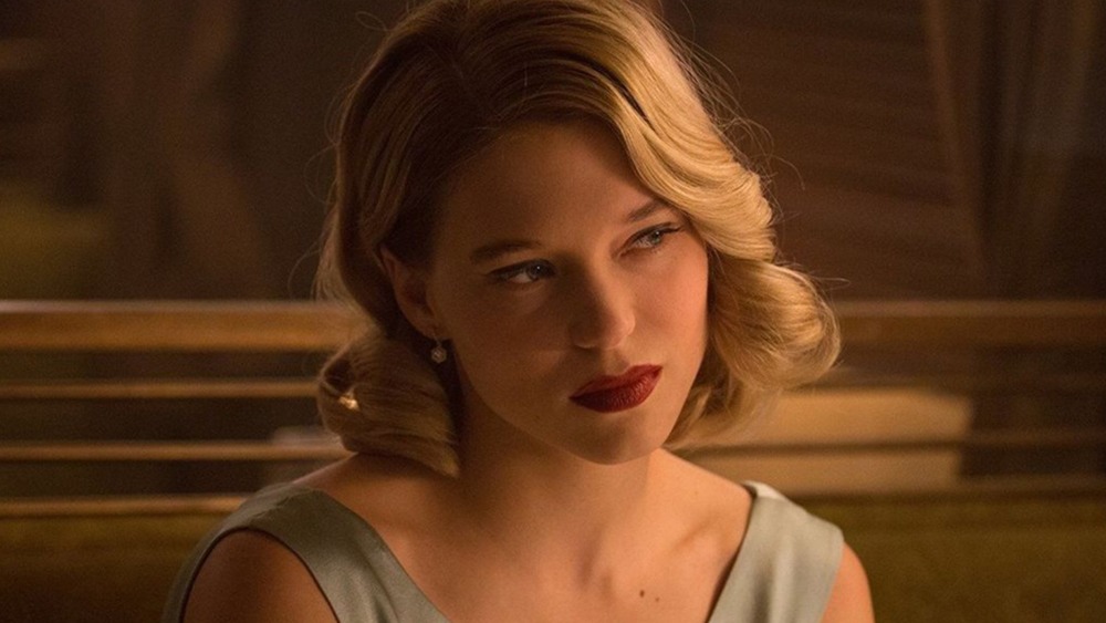 No Time To Die: Lea Seydoux showcases her ample assets in a busty