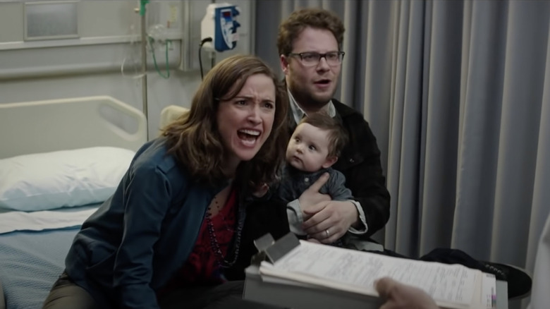 Rose Byrne and Seth Rogen in Neighbors