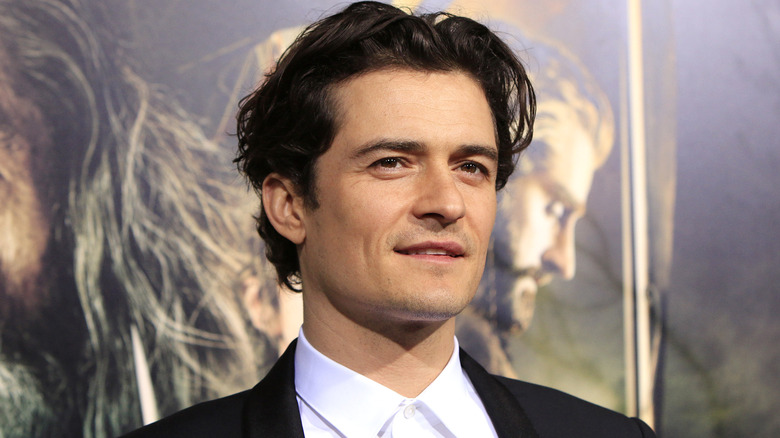 Orlando Bloom at an event for The Hobbit