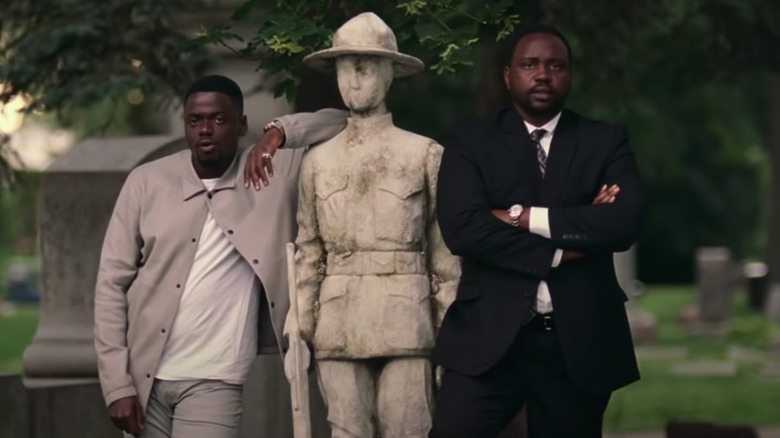 Brian Tyree Henry and Daniel Kaluuya in Widows