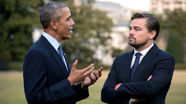 Leonardo DiCaprio and Barack Obama in Before the Flood