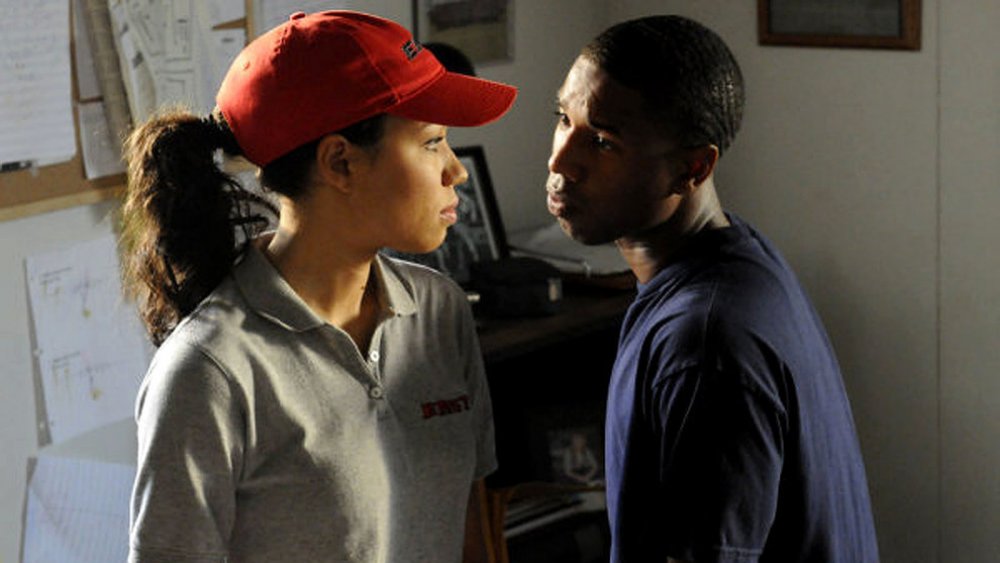 Jurnee Smollett and Michael B. Jordan in Friday Night Lights