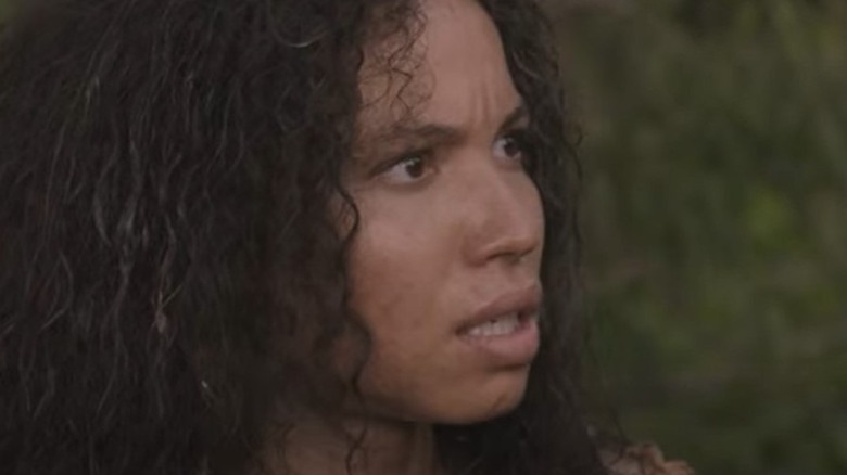 Jurnee Smollett looking terrified 