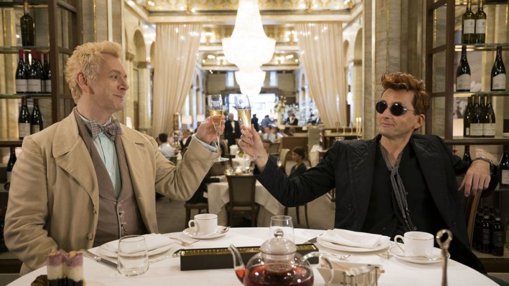 Michael Sheen and David Tennant in Good Omens