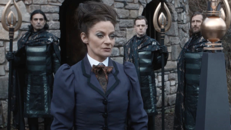 Missy facing off against Doctor Who