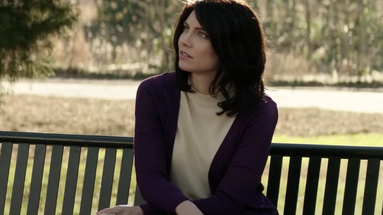 Leila Steinberg sitting on a bench