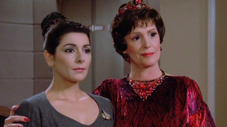 Deanna and Lwaxana Troi