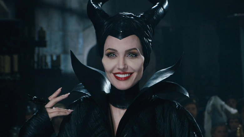 Maleficent smiling