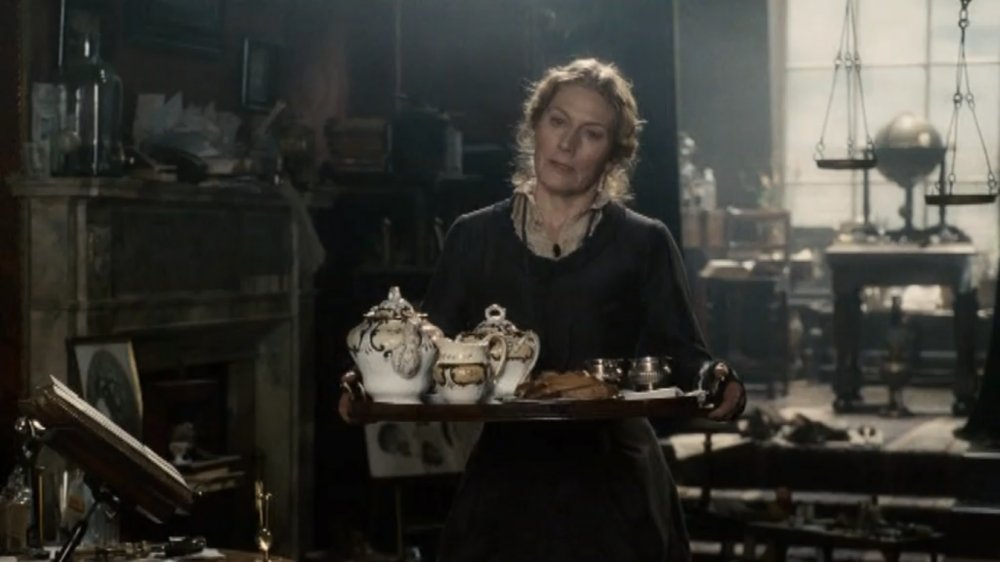 Geraldine James as Mrs. Hudson in Sherlock Holmes