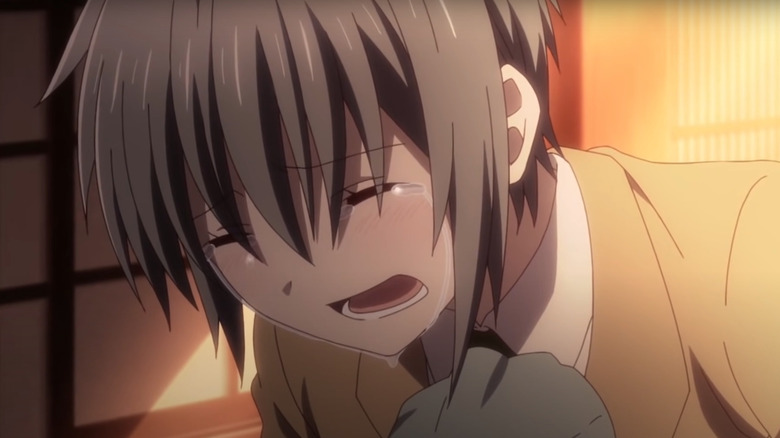 Young Yuki Sohma crying