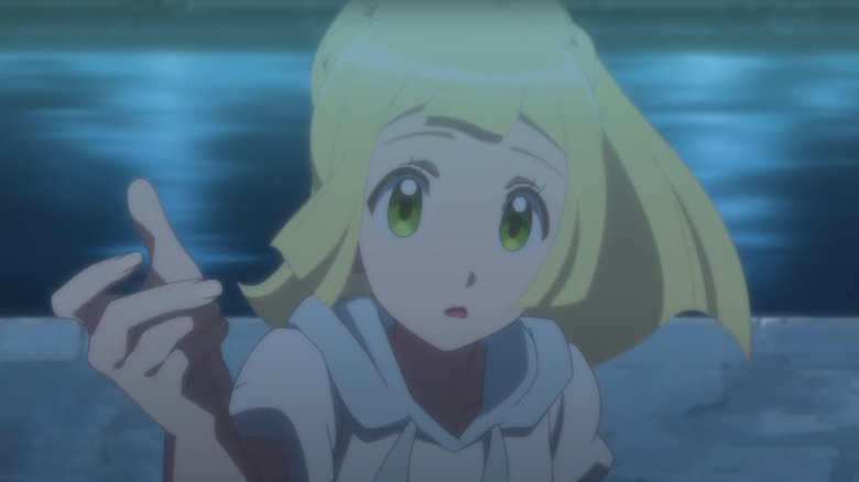 Lillie reaching forward