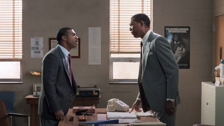 Mr. Darnell and Clark arguing