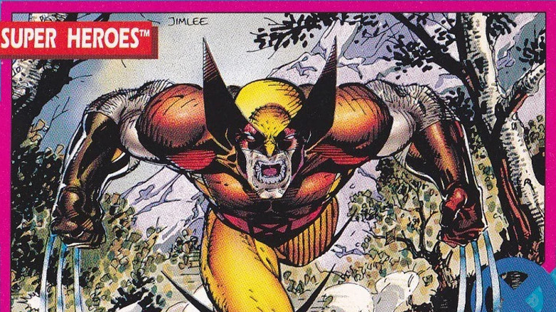 Wolverine's trading card from Jim Lee's set