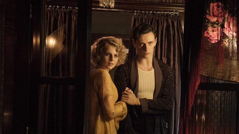 Lucy Boynton and Sergei Polunin in Murder on the Orient Express