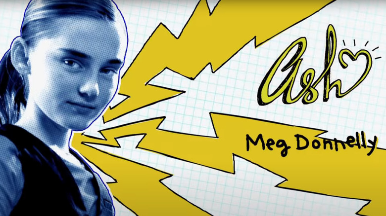 The title card for Meg Donnelly's character of Ash in Team Toon