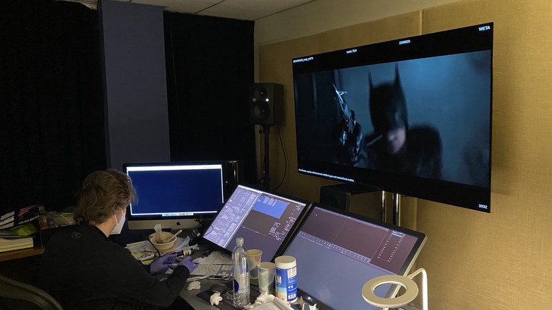 The Batman editing room