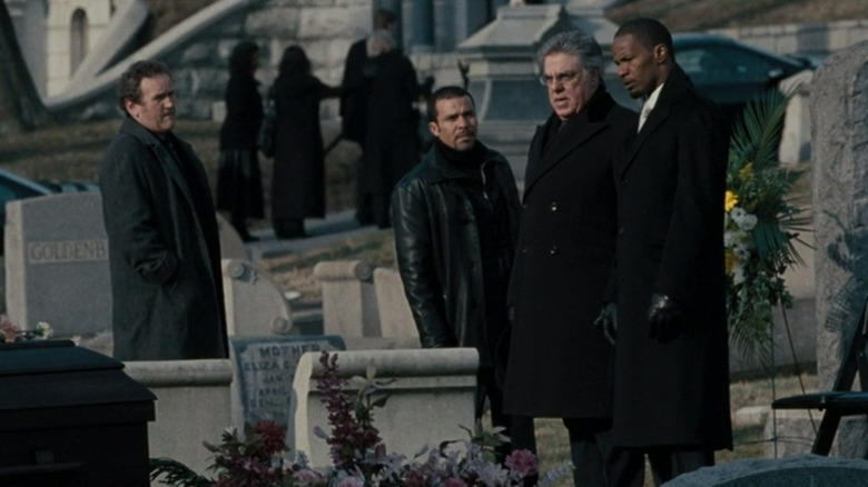 Cantrel and Rice attending a funeral