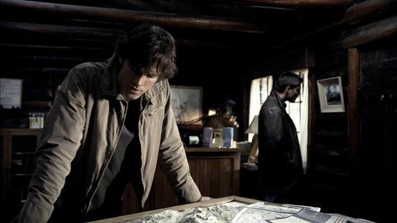 Sam and Dean check out map