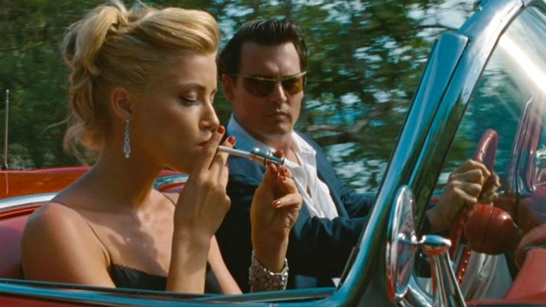 Amber Heard and Johnny Depp in The Rum Diary