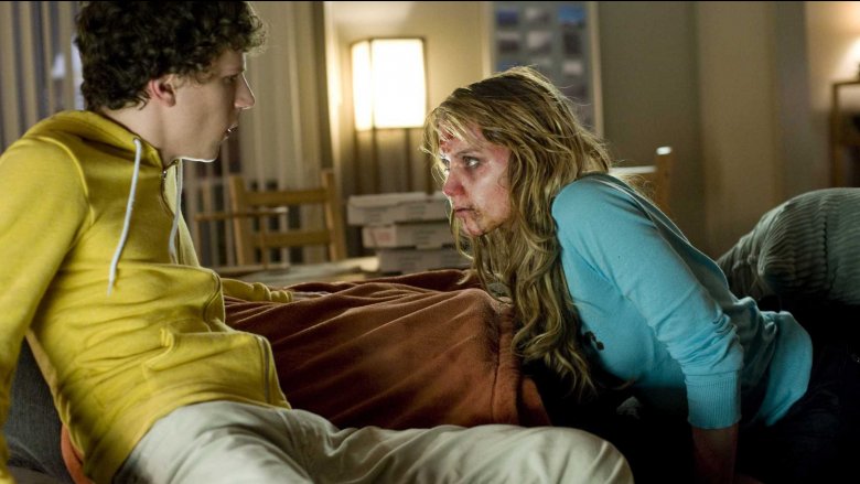 Jesse Eisenberg and Amber Heard in Zombieland