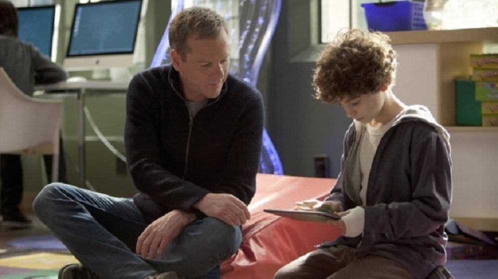 Kiefer Sutherland and David Mazouz on Touch